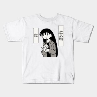 I redraw the good year cat plushies sakaki / azumanga daioh manga Kids T-Shirt